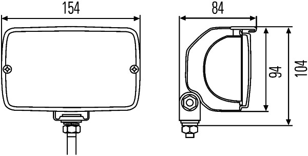 HELLA 1GA 998 522-011 Arbeitsscheinwerfer