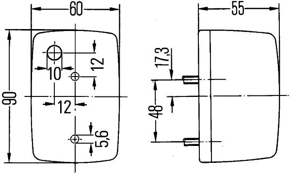 HELLA 2BM 002 652-031 Zusatzblinkleuchte