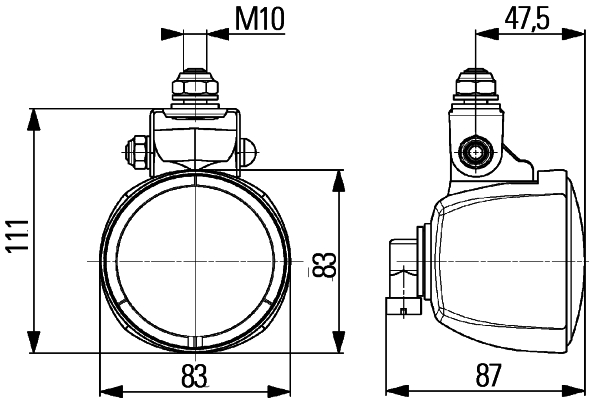 HELLA 1G0 996 176-131 Arbeitsscheinwerfer
