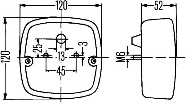 HELLA 2SD 002 514-161 Heckleuchte