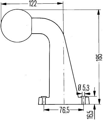 HELLA 2XS 340 108-001 Umrissleuchte