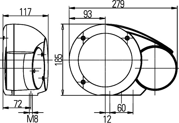 HELLA 1E3 996 160-681 Hauptscheinwerfer