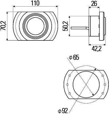 HELLA 2JA 343 680-177 Innenraumleuchte 30 Stück