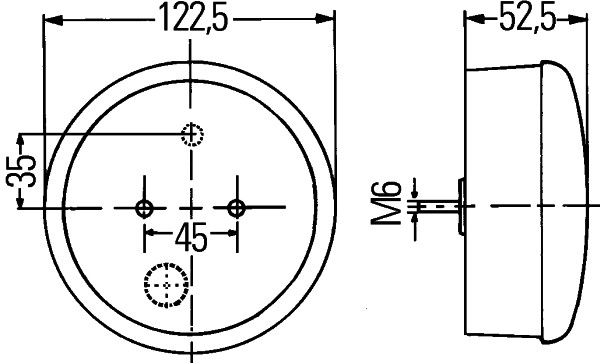 HELLA 2SB 344 169-017 Heckleuchte
