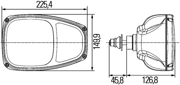 HELLA 1EE 996 174-211 Hauptscheinwerfer