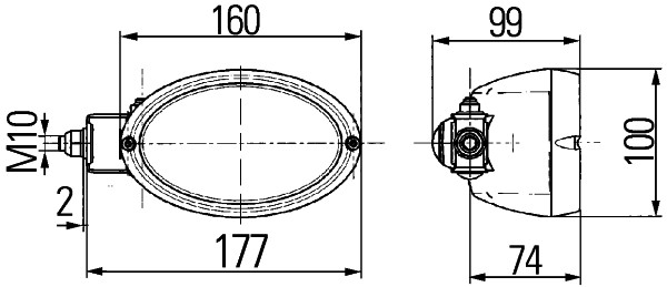 HELLA 1GA 996 161-301 Arbeitsscheinwerfer