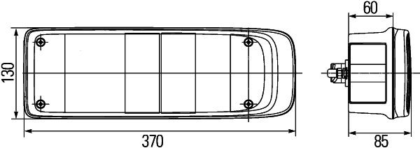 HELLA 2VP 340 888-011 Heckleuchte