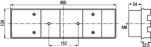 HELLA 2VP 008 204-101 Heckleuchte