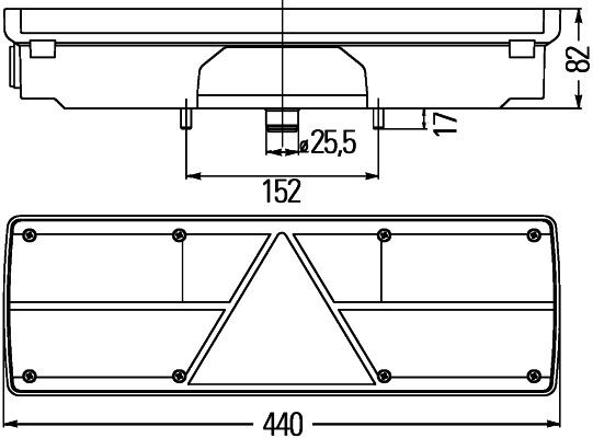 HELLA 2VP 340 450-141 Heckleuchte