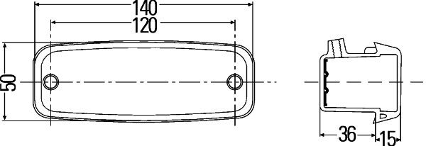 HELLA 2BM 002 847-011 Zusatzblinkleuchte