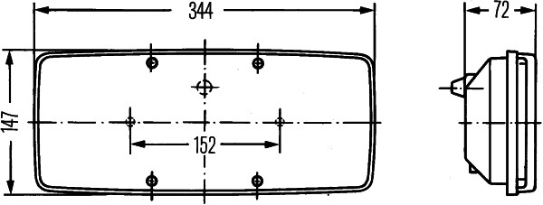 HELLA 2SE 003 167-041 Heckleuchte 1 Stück