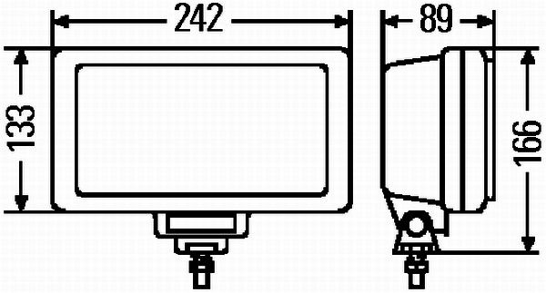 HELLA 1FE 006 300-041 Fernscheinwerfer