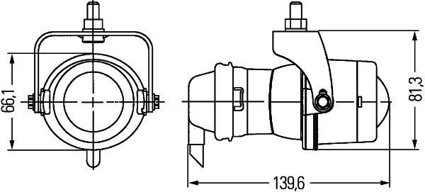 HELLA 1GL 008 090-211 Arbeitsscheinwerfer
