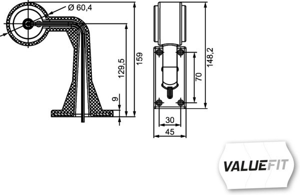 HELLA 2XS 357 005-031 Umrissleuchte