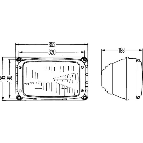 HELLA 1AG 003 434-051 Hauptscheinwerfer