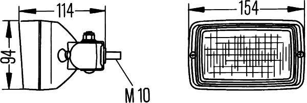 HELLA 1GA 006 875-001 Arbeitsscheinwerfer