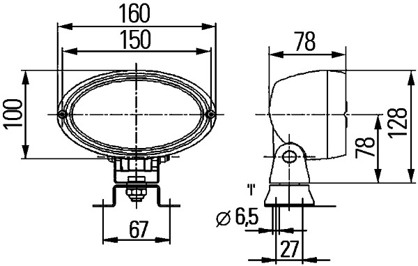 HELLA 1GA 996 161-581 Arbeitsscheinwerfer