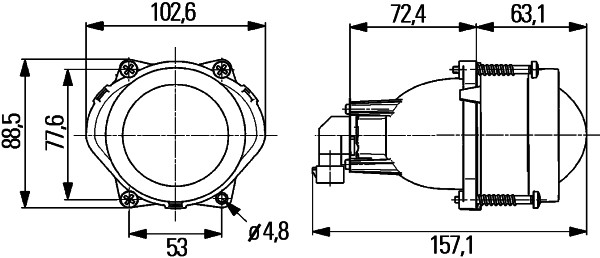 HELLA 1BL 998 570-001 Hauptscheinwerfer