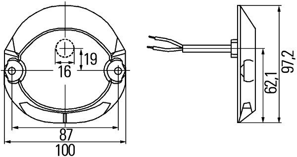 HELLA 2BA 009 204-041 Blinkleuchte