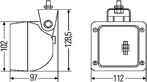 HELLA 1GA 007 506-547 Arbeitsscheinwerfer