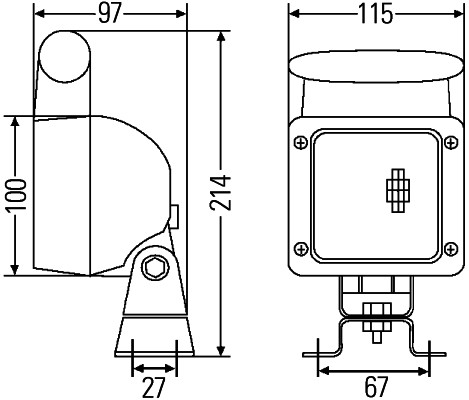 HELLA 1GA 007 506-101 Arbeitsscheinwerfer