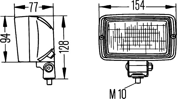 HELLA 1GA 006 876-001 Arbeitsscheinwerfer