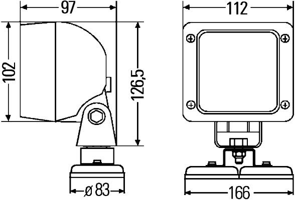 HELLA 1GA 997 506-377 Arbeitsscheinwerfer