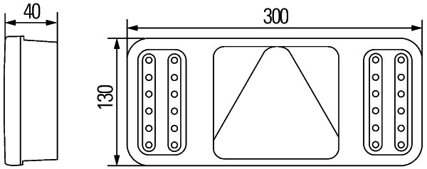 HELLA 2VP 345 900-131 Heckleuchte