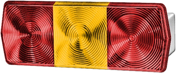 HELLA 2SD 001 693-011 Heckleuchte - 12/24V - Einbau - links/rechts
