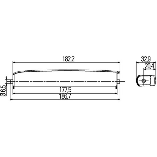 Hella 2PT980850-501 Tagfahrleuchte 24V