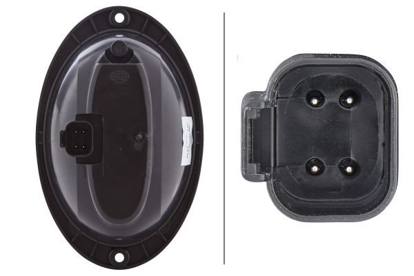 HELLA 2SD 343 130-337 Heckleuchte mit Blinklicht, mit Schlusslicht, mit Bremslicht, 3 Funktionen, Schutz-Kontakt-Stecker, ECE-geprüft