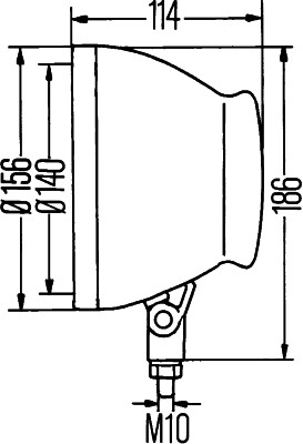 HELLA 1G3 003 710-021 Arbeitsscheinwerfer