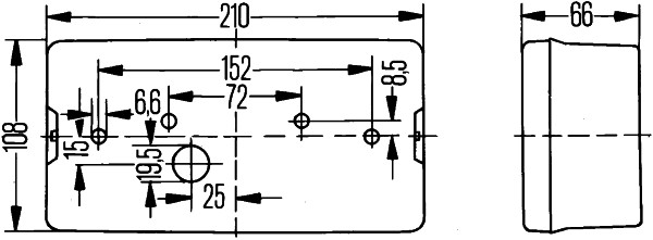 HELLA 2VP 006 040-121 Heckleuchte