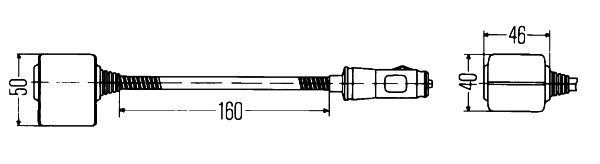 HELLA 2AB 004 532-021 Leseleuchte