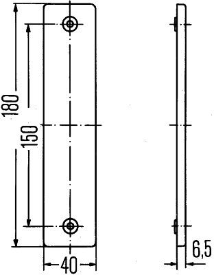 HELLA 8RA 002 023-021 Rückstrahler