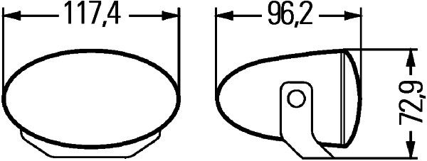 HELLA 1FA 008 283-011 Fernscheinwerfer