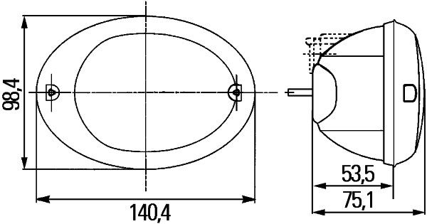 HELLA 2BA 343 130-051 Blinkleuchte mit Blinklicht