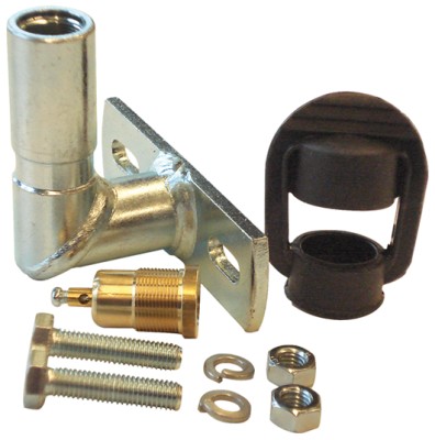 HELLA 8HG 006 294-111 Halter mit Kappe mit Mutter mit Schrauben