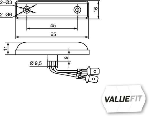 HELLA 2TM 357 010-111 Schlussleuchte
