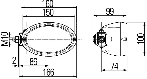 HELLA 1GA 996 161-331 Arbeitsscheinwerfer