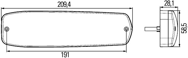 HELLA 2SD 343 910-017 Heckleuchte