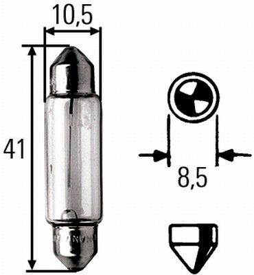 HELLA 8GM 002 091-131 Glühlampe, Blinkleuchte