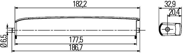 HELLA 2PT 980 850-001 Tagfahrleuchte