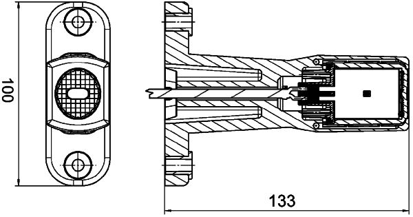 HELLA 2XS 011 768-001 Umrissleuchte
