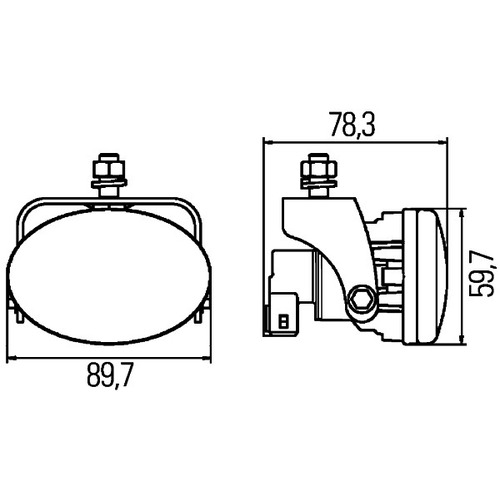 Hella 2PT010047-821 Tagfahrleuchten-Set 12V