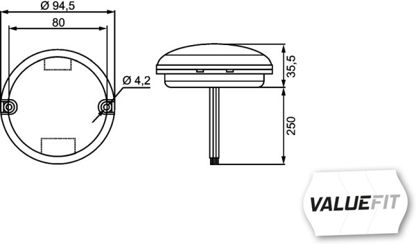 HELLA 2SB 357 028-011 Schlussleuchte