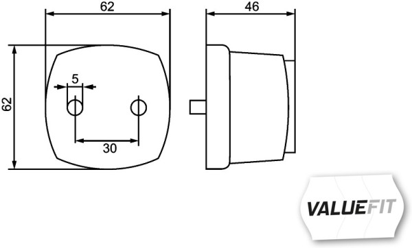 HELLA 2TM 357 012-011 Schlussleuchte