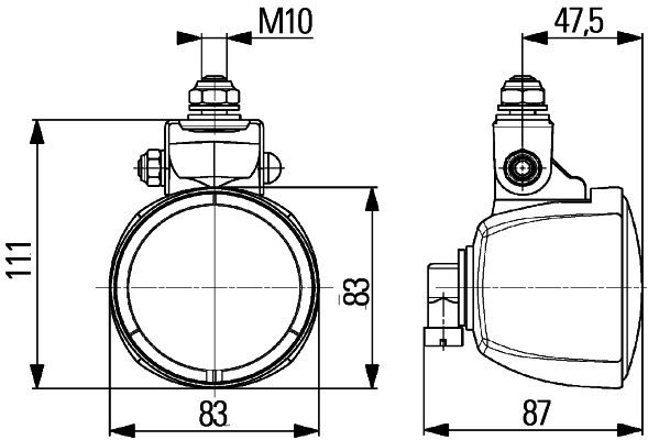 HELLA 1G0 996 276-187 Arbeitsscheinwerfer