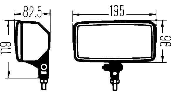 HELLA 1ND 005 700-461 Nebelscheinwerfer