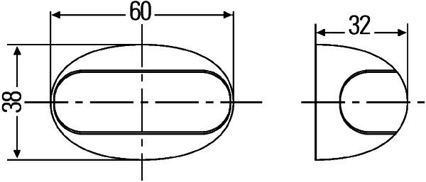 HELLA 2XA 959 560-401 Umrissleuchte